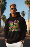 Black Mardi Gras I’m From Louisiana Hoodie